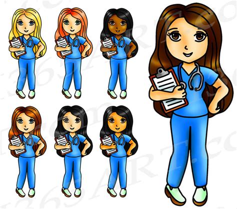 nurse clipart|cute nurse clipart.